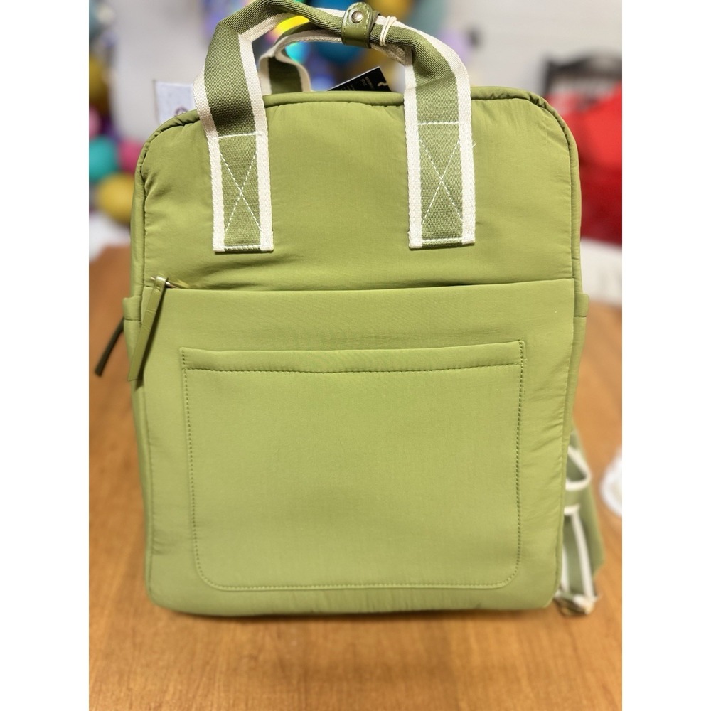 NWT Square Backpack tote- Universal Thread Green … - image 5